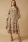 Size Inclusive: Floral Print Smocked Bodice Tiered Dress