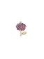 Gold Violet Hydrangea Charm