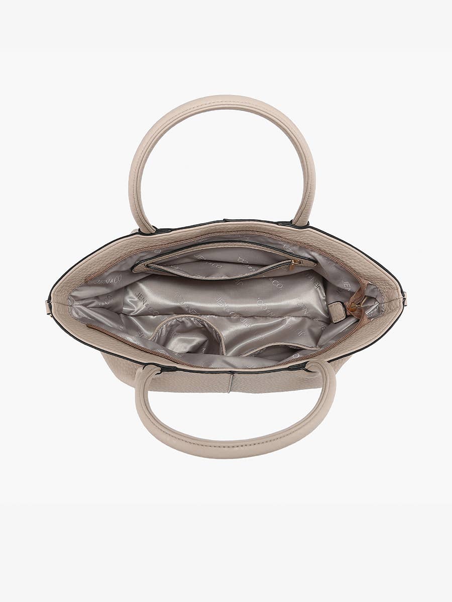 Karen Dual Handle Baguette Bag: THREE COLORS