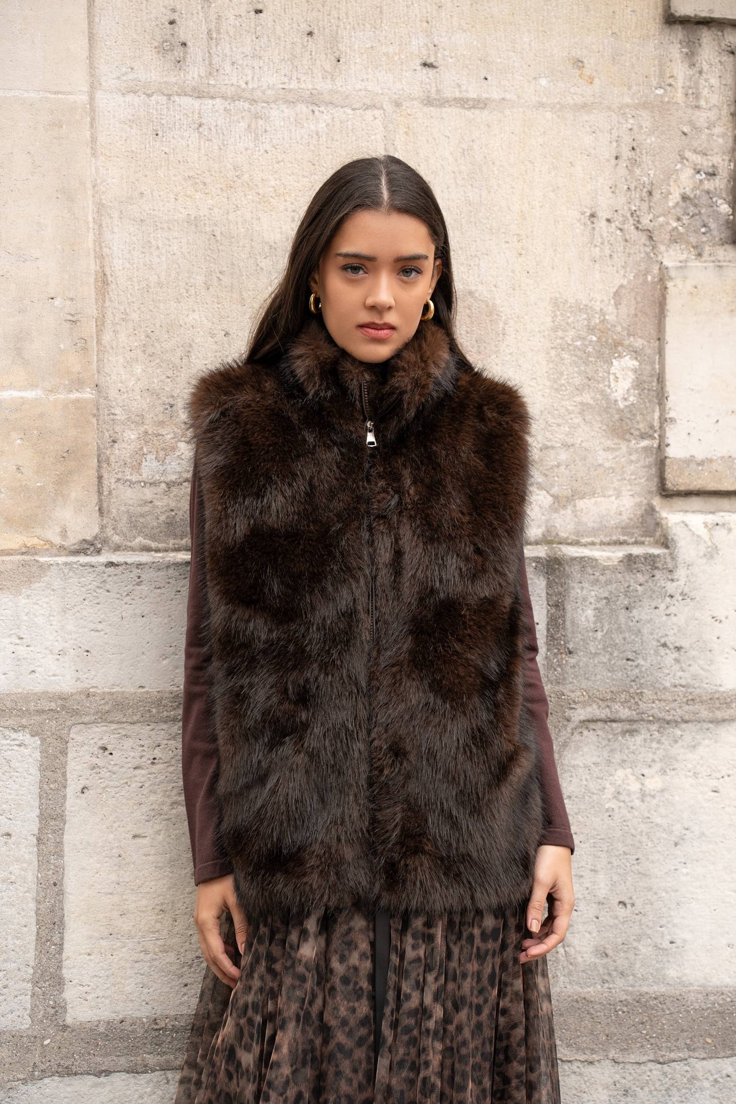 Oslo Faux Fur Vest