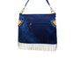 Bling And Beaded Fringe Hobo Handbag