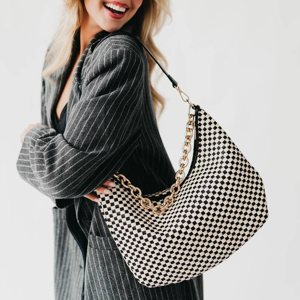 Sienna Slouchy Woven Shoulder Bag: 5 colors!