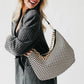 Sienna Slouchy Woven Shoulder Bag: 5 colors!