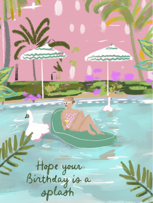 Rebecca Illustrated: BIRTHDAY SPLASH