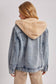 The Luxe Faux Fur Denim Jacket