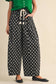 Polka Dot Pleated Barrel Pants - 3 Colors Available