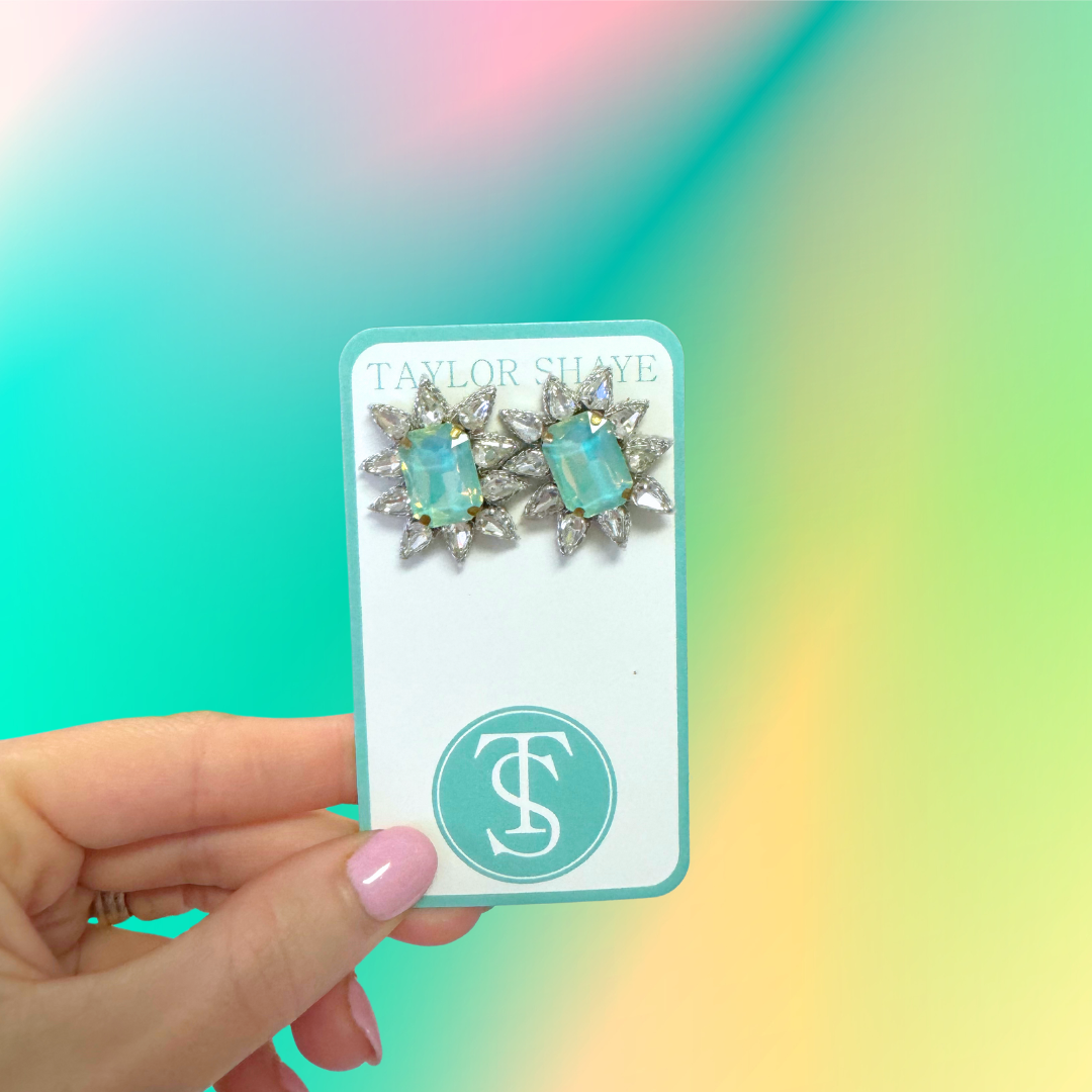 Crystal Spike Stud