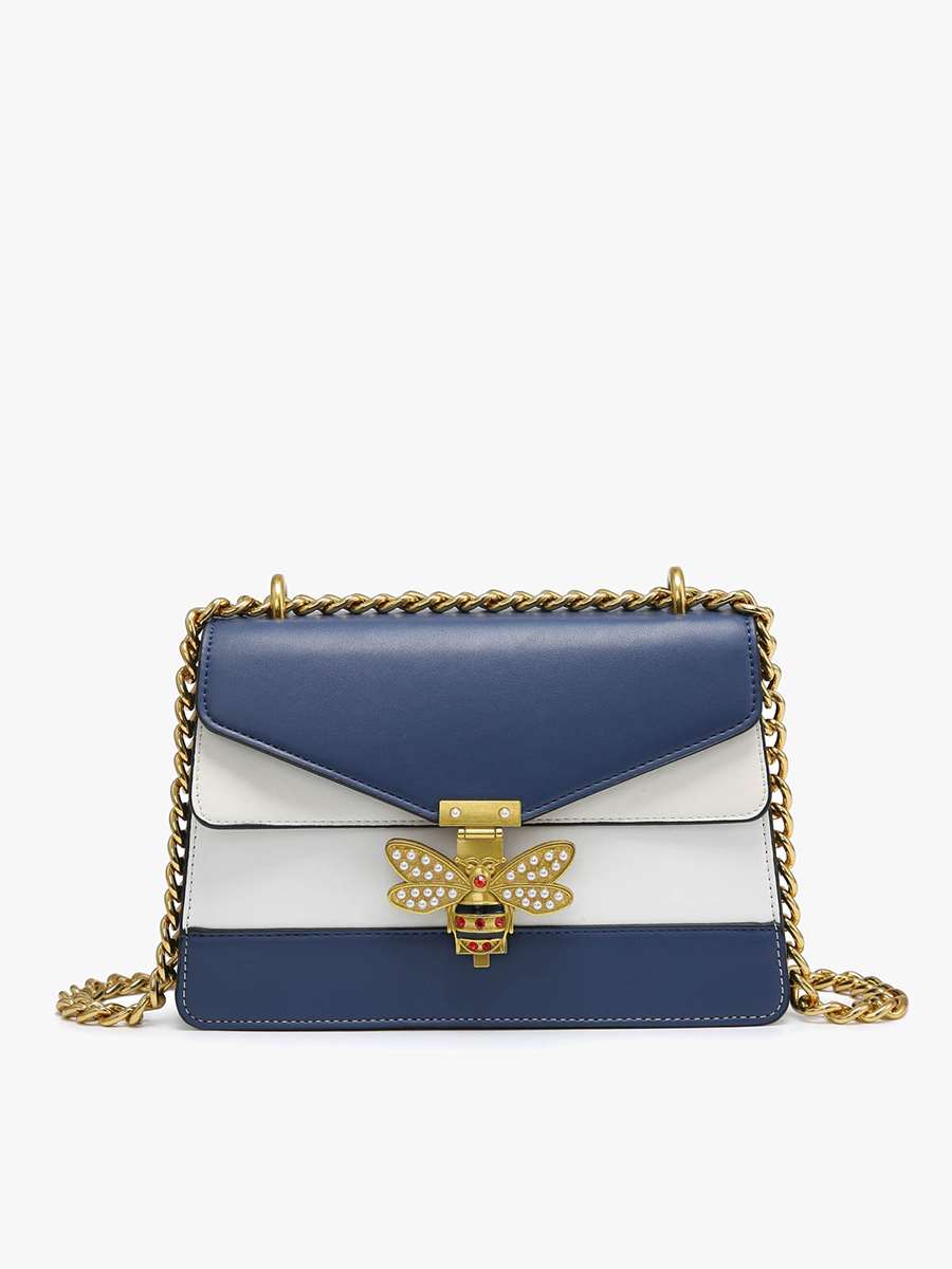 Jeweled Bee Crossbody: 3 Colors