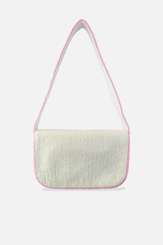 Horse Beaded Shouler Bag