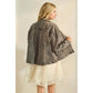 Leopard Printed Denim Jacket