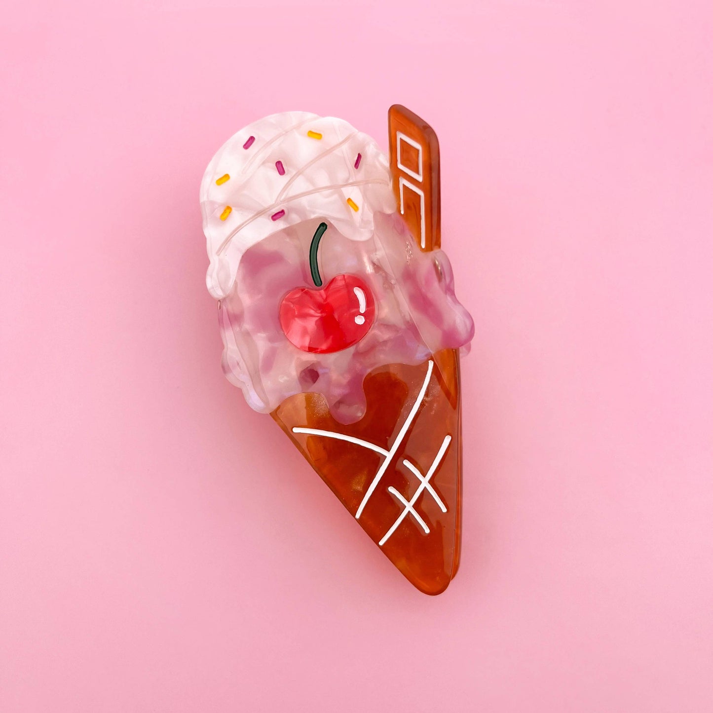 Acetate Ice Cream Hair Claw