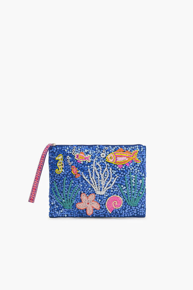 Beaded Bliss Hand-Beaded Wristlet