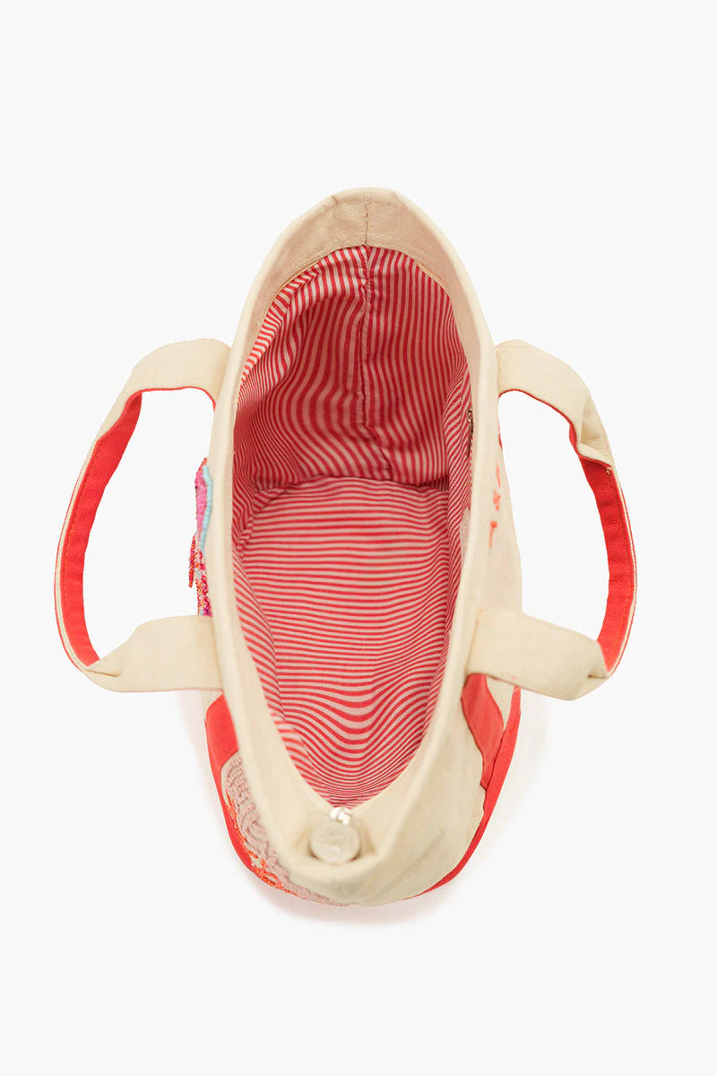 A&B Coral Seahorse Small Tote: Pre Order