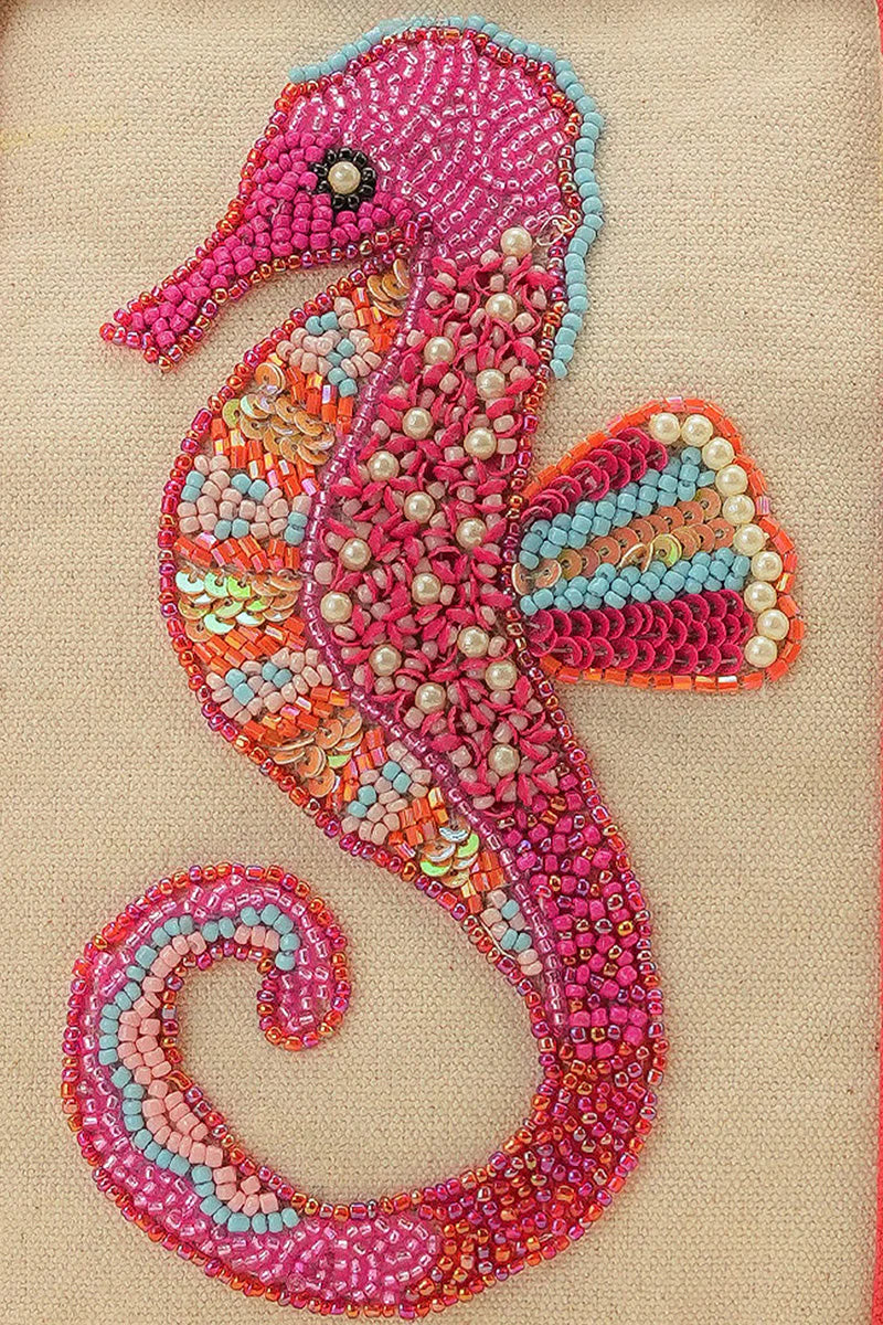A&B Coral Seahorse Small Tote: Pre Order