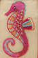 A&B Coral Seahorse Small Tote: Pre Order