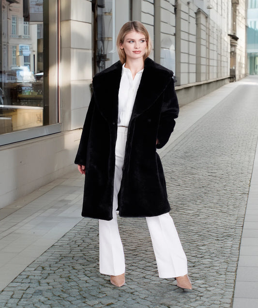 The  Hepburn Black Coat