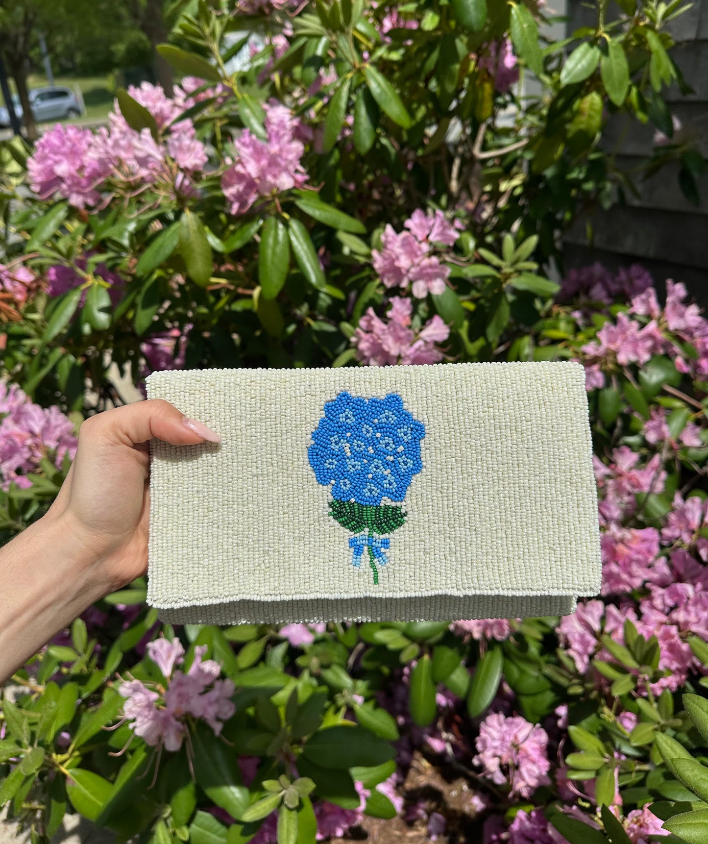 Harper Hydrangea Clutch