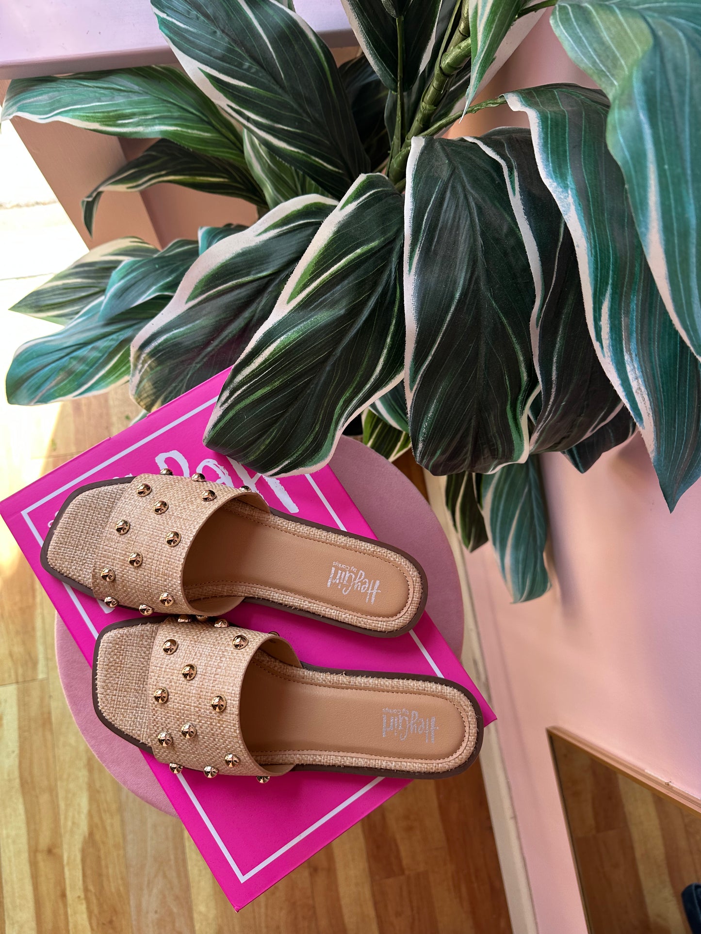 The Palm Luxe Stud Sandal