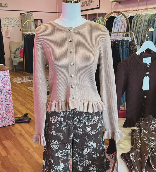 Mocha Bloom Jeans