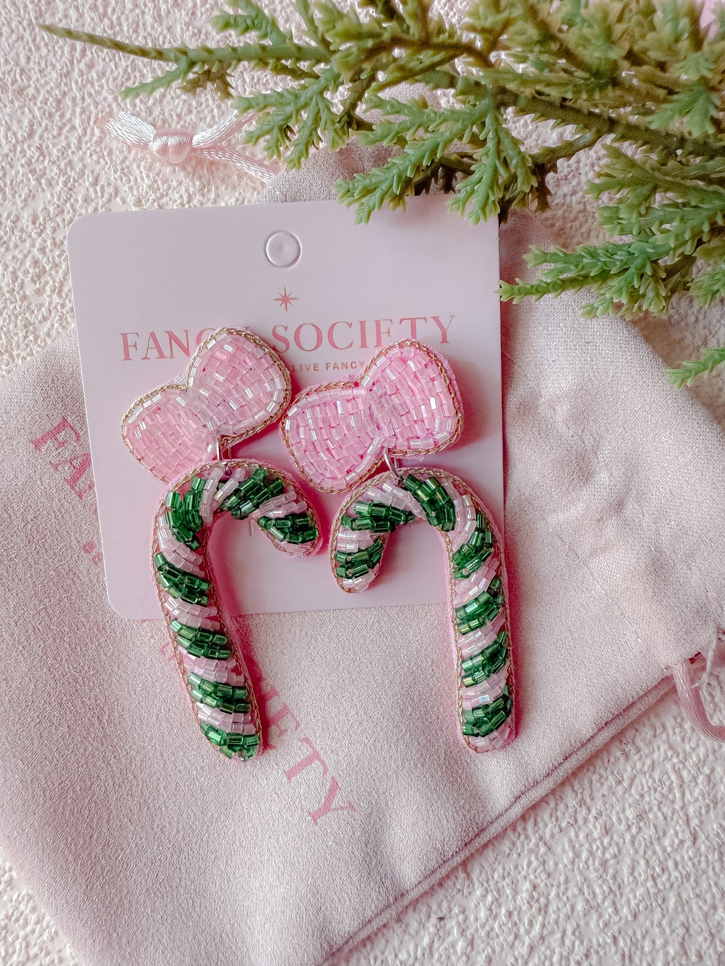 Fancy Society: Candy Cane Earrings