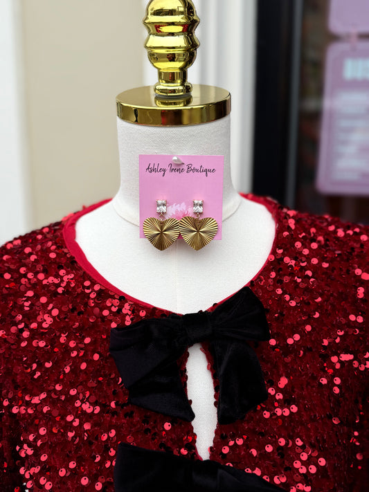 Forever Yours Hearts Earrings