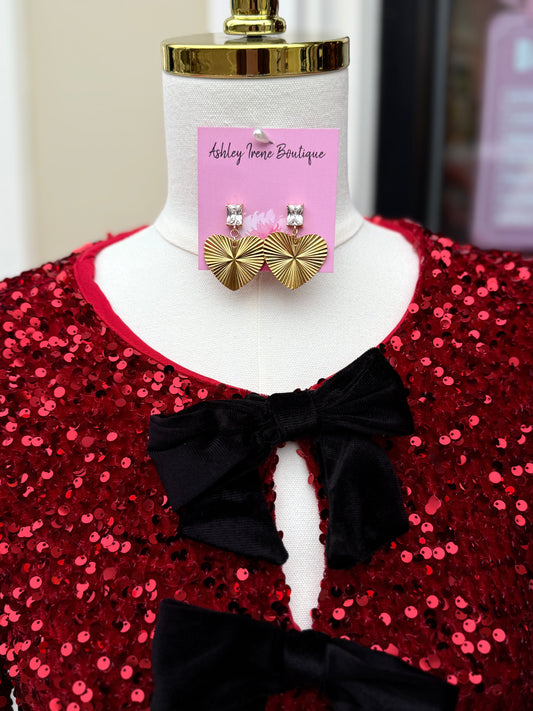 Forever Yours Hearts Earrings