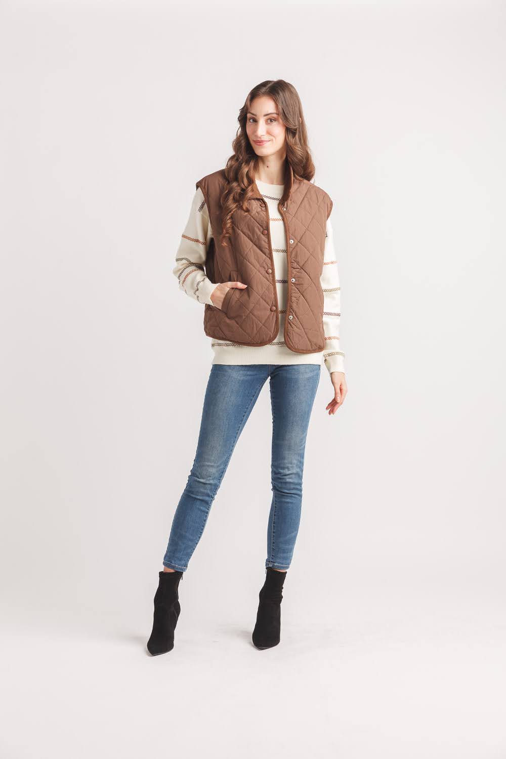 The Eloise Quilted Vest