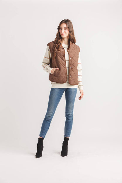 The Eloise Quilted Vest