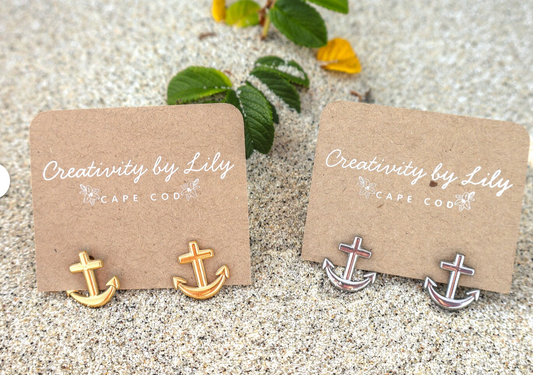 Nautical Anchor Earrings