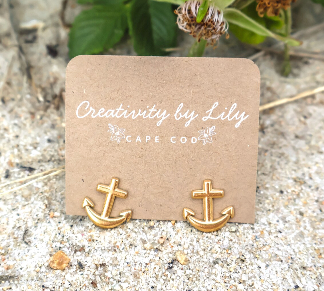 Nautical Anchor Earrings