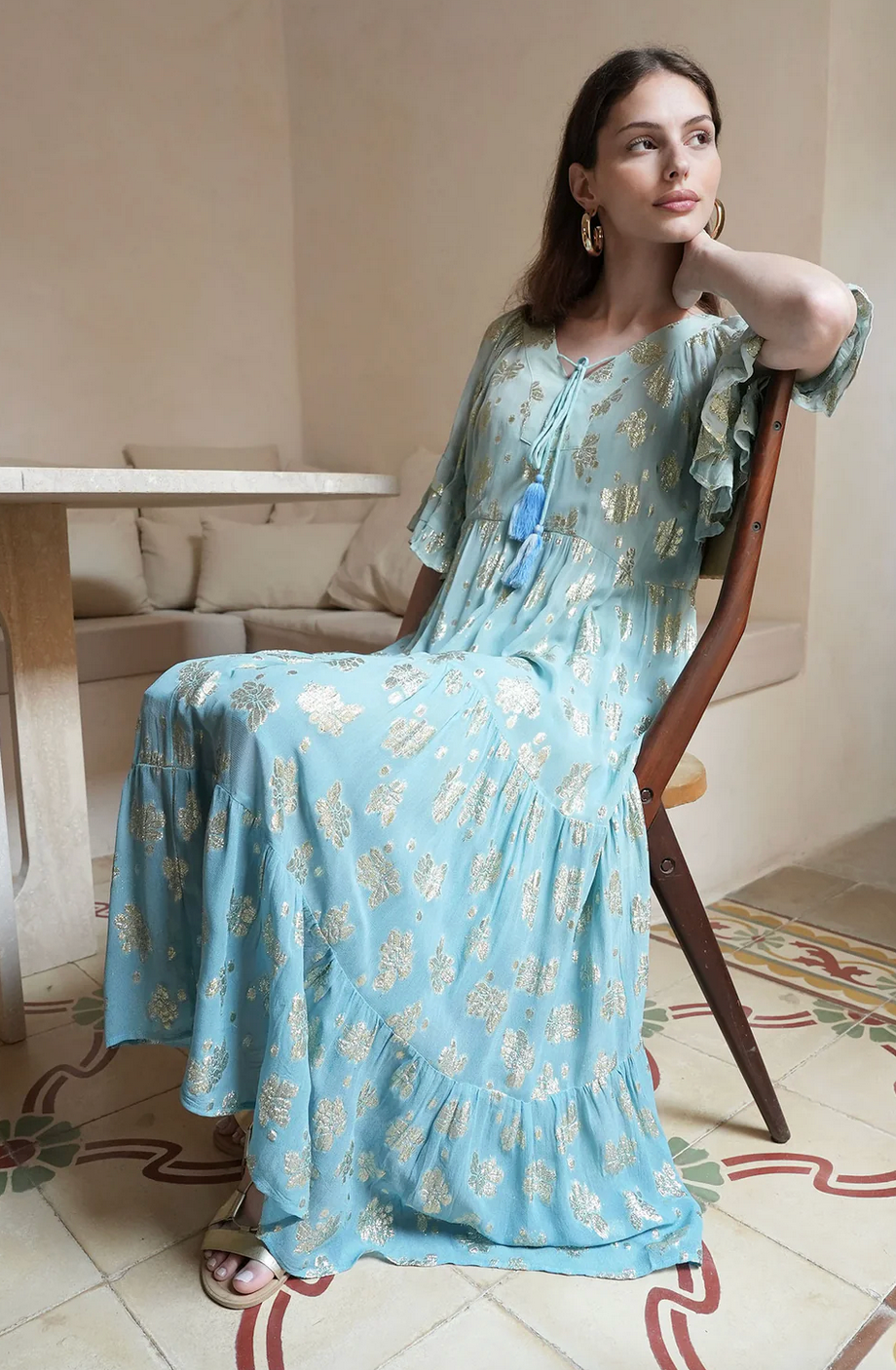 Daniella Maxi Dress Blue