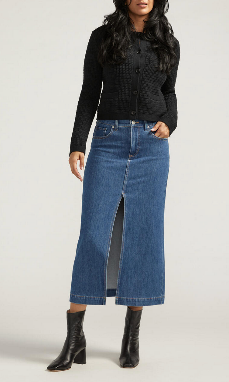 Bailey Midi Denim Skirt