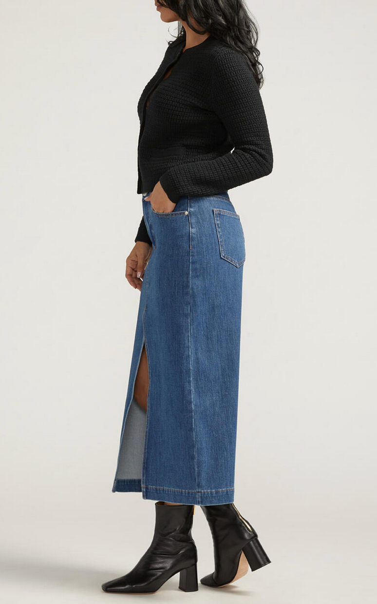 Bailey Midi Denim Skirt