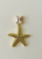 Crystal Starfish Earring