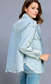 Pearl and Rhinestone Denim Shacket