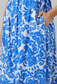 Magee Floral Cabana Flowy Maxi Dress