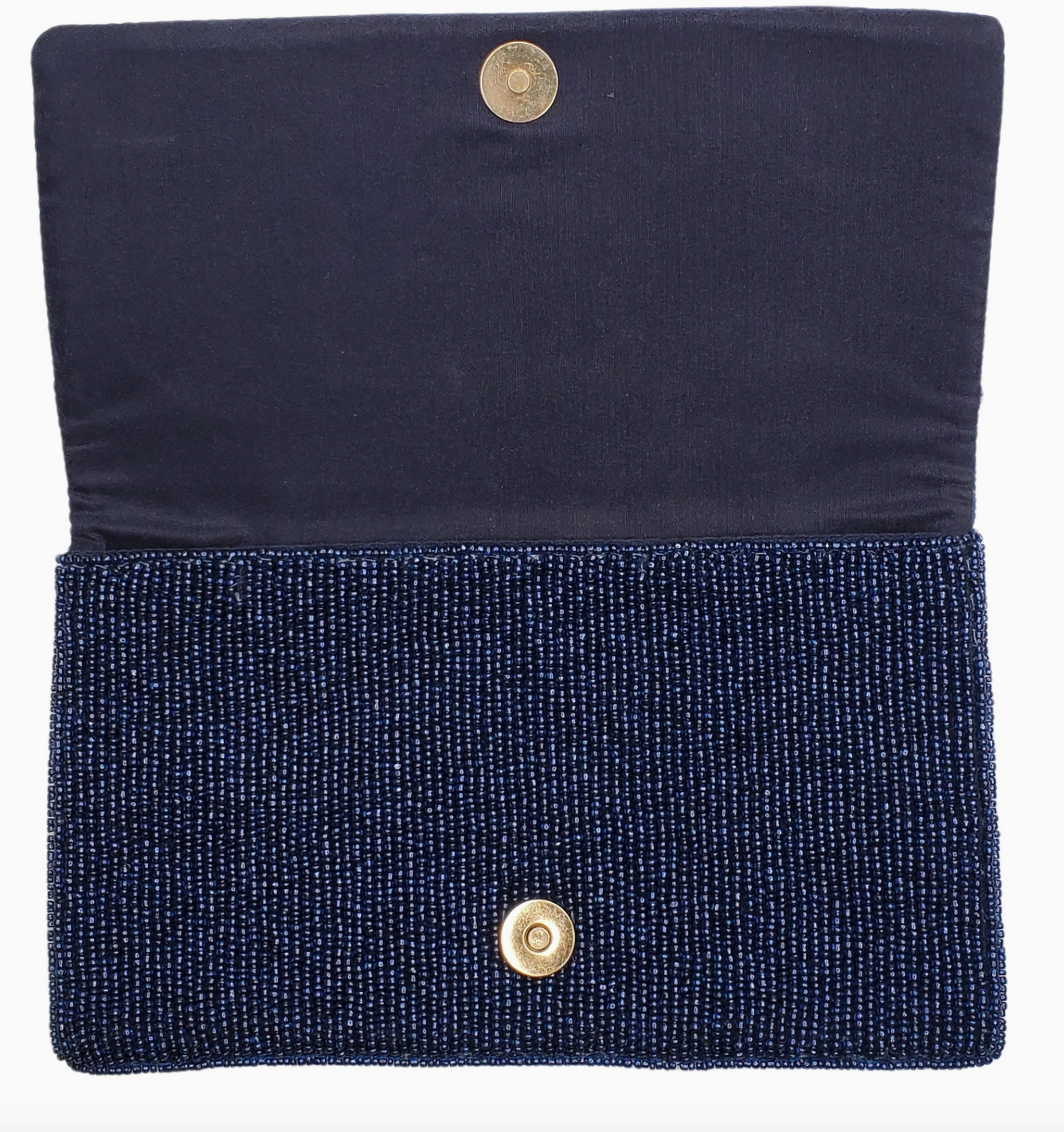 Harper Navy with Red Lobster Beaded Clutch Cross Body Chain