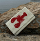 Harper Cream and Red Lobster Clutch