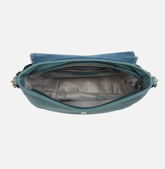 Jess Faux Suede Satchel Sand