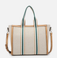 Haley Canvas Tote: Camel