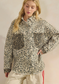 Two-Tone Printed Denim Jacket