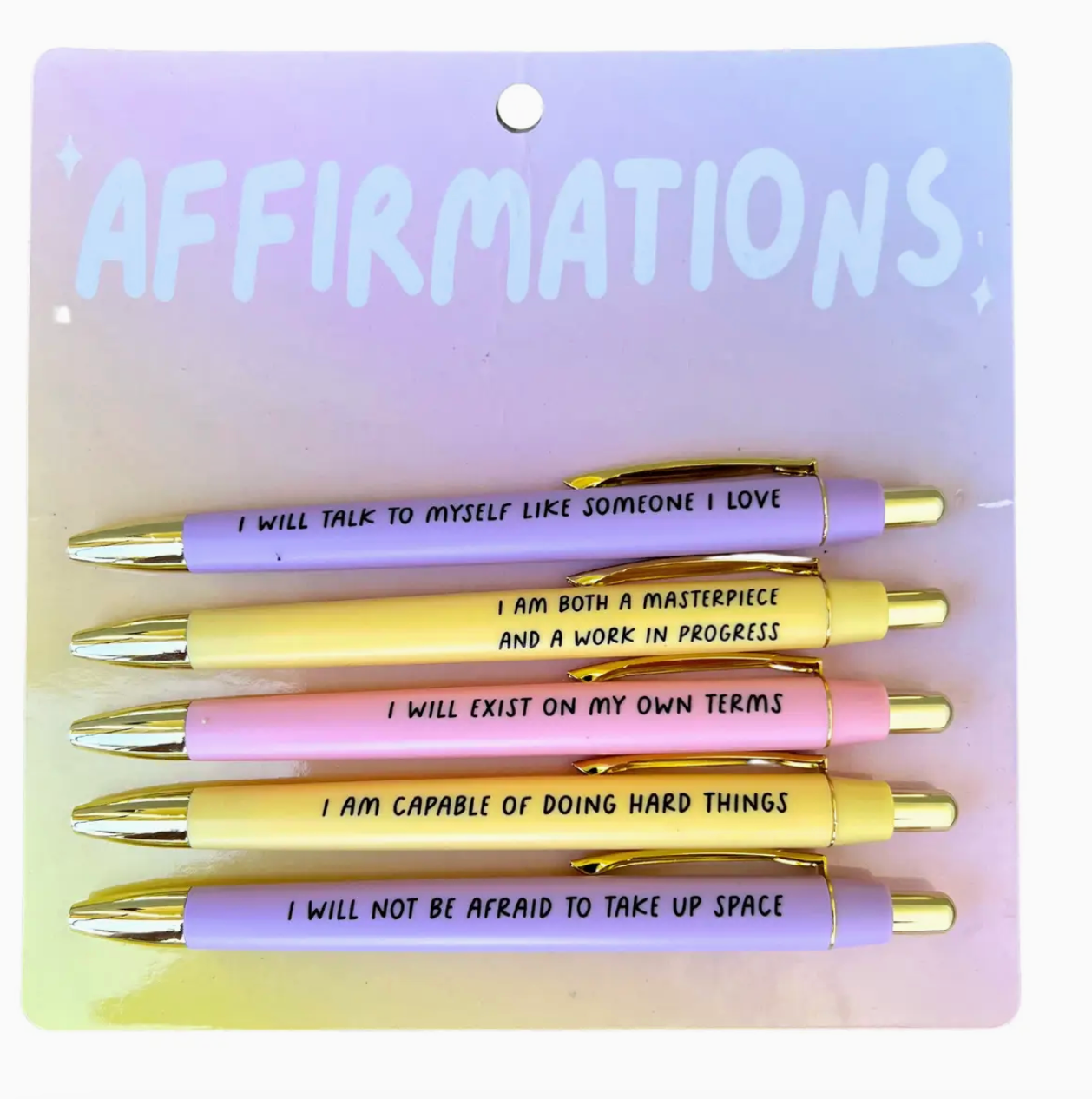 Affirmations Pen Set