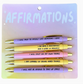 Affirmations Pen Set