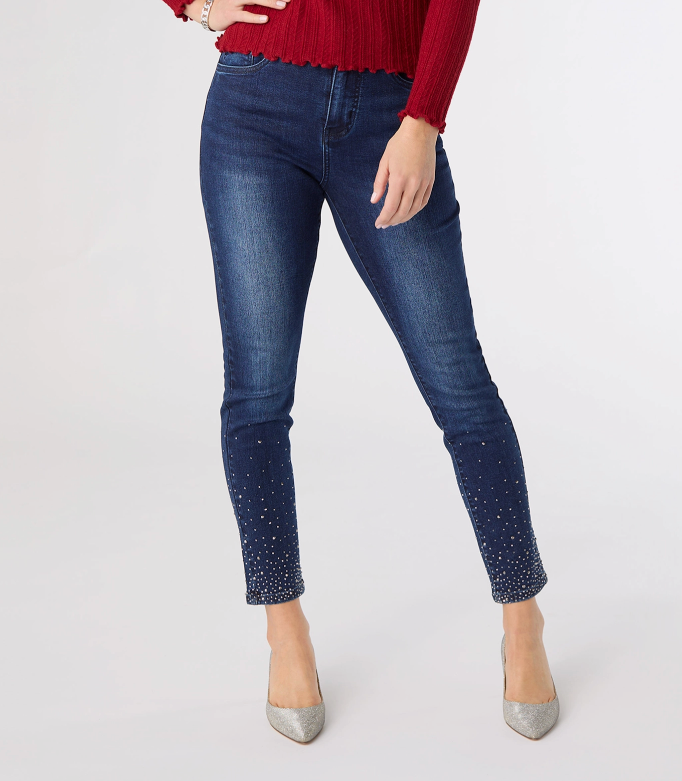 OMAZING Ankle with Rhinestones