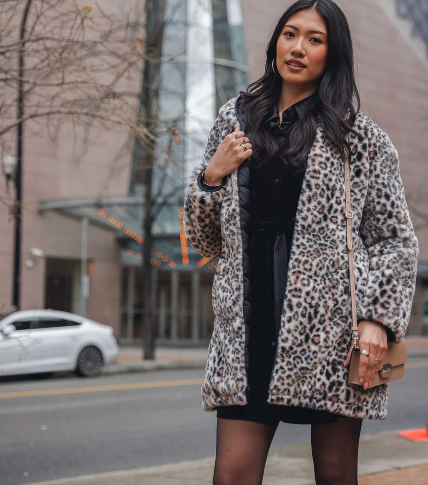 Reversible Faux Fur Puffer Jacket: Pre Order Arriving 11/25