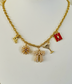 Snowflake Sweetheart Charm Necklace