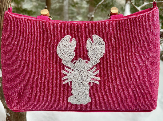 Falmouth Bag: Pink Lobster