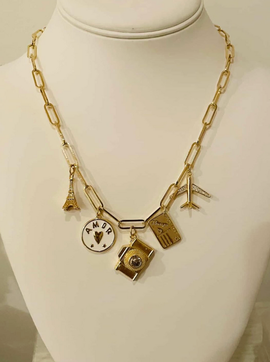The “Très Chic” Charm Necklace