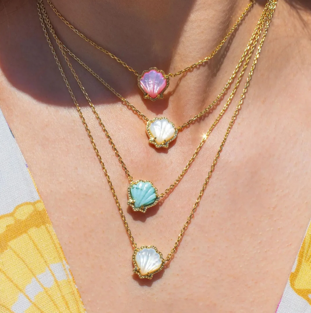The Shelly Necklace: THREE COLORS