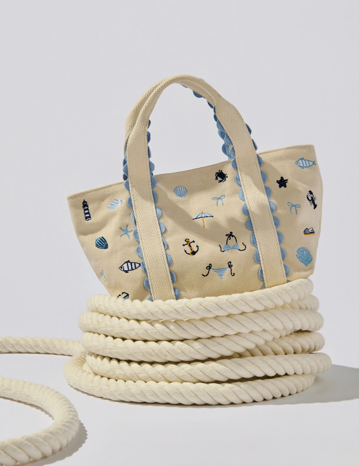 Coastal Icons Mini Tote